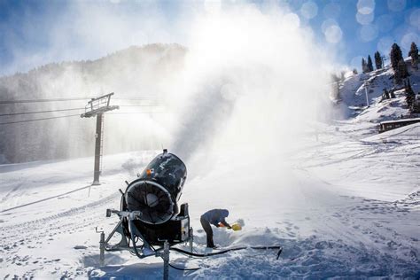 Photos: Mountain resorts making snow for ski season
